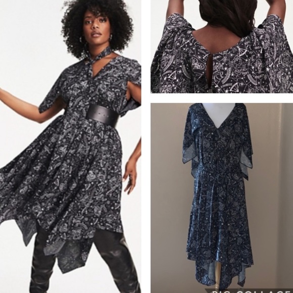 Zendaya x Tommy Hilfiger Curve Zodiac Print Dress Size 20 - Picture 1 of 8